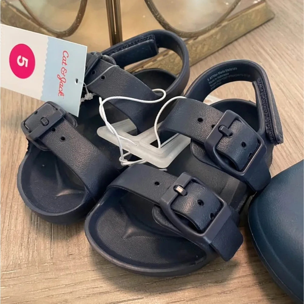TWO Cat and Jack toddler sandal/ shoes size 5- price for both